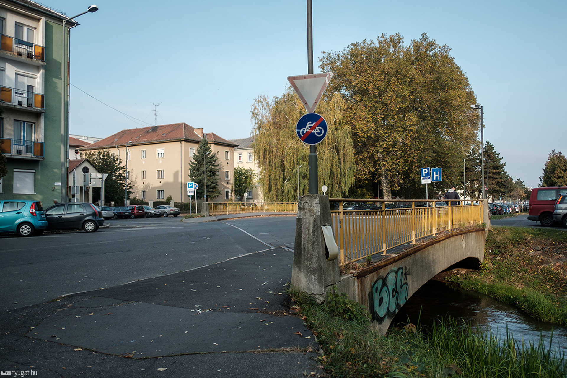 Híd a Markusovszky kórháznál
