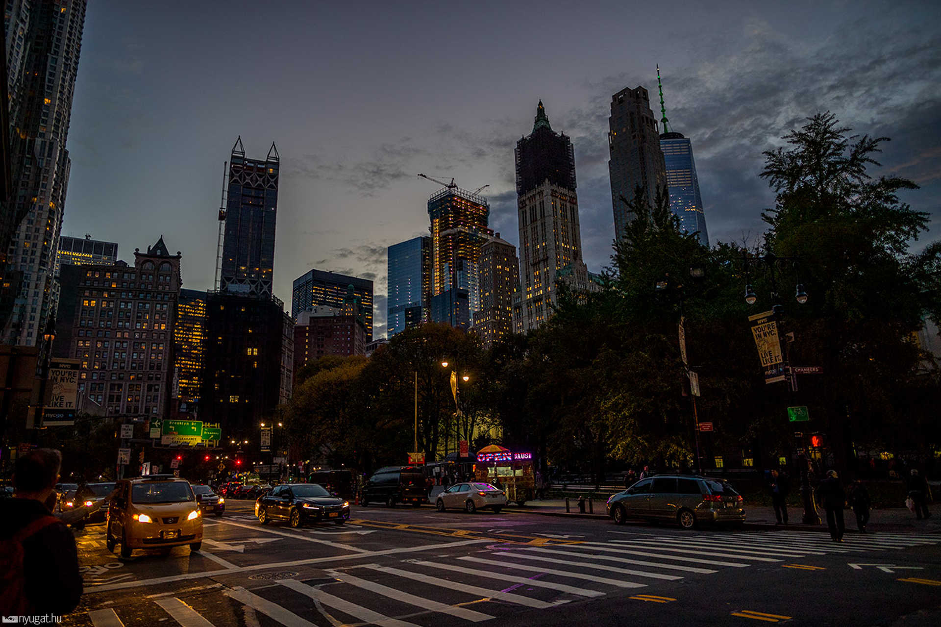 Igy nyugszik le a nap New York-ban