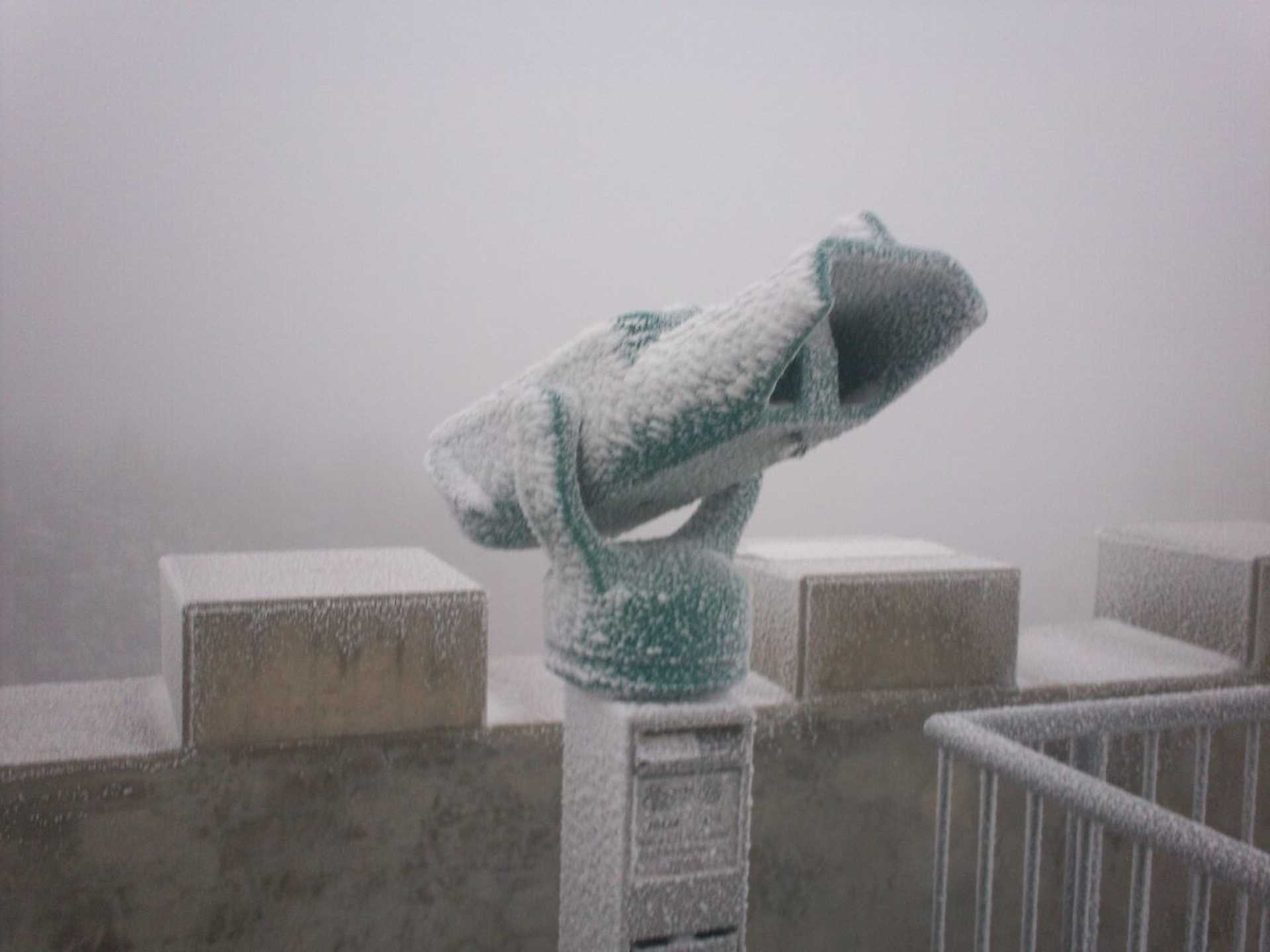 Novemberi hó az Írottkőn 
