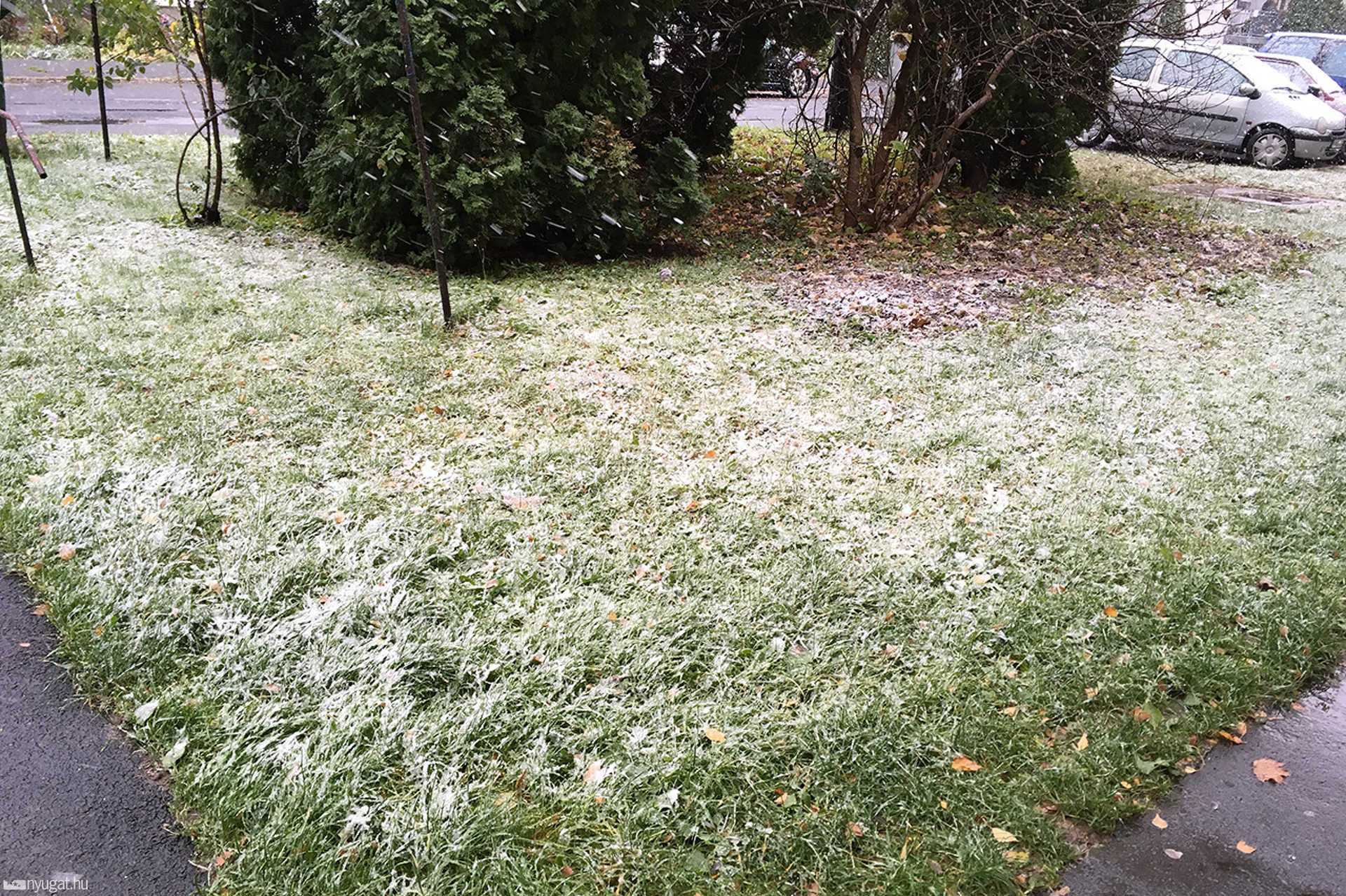 Leesett az első hó Szombathelyen
