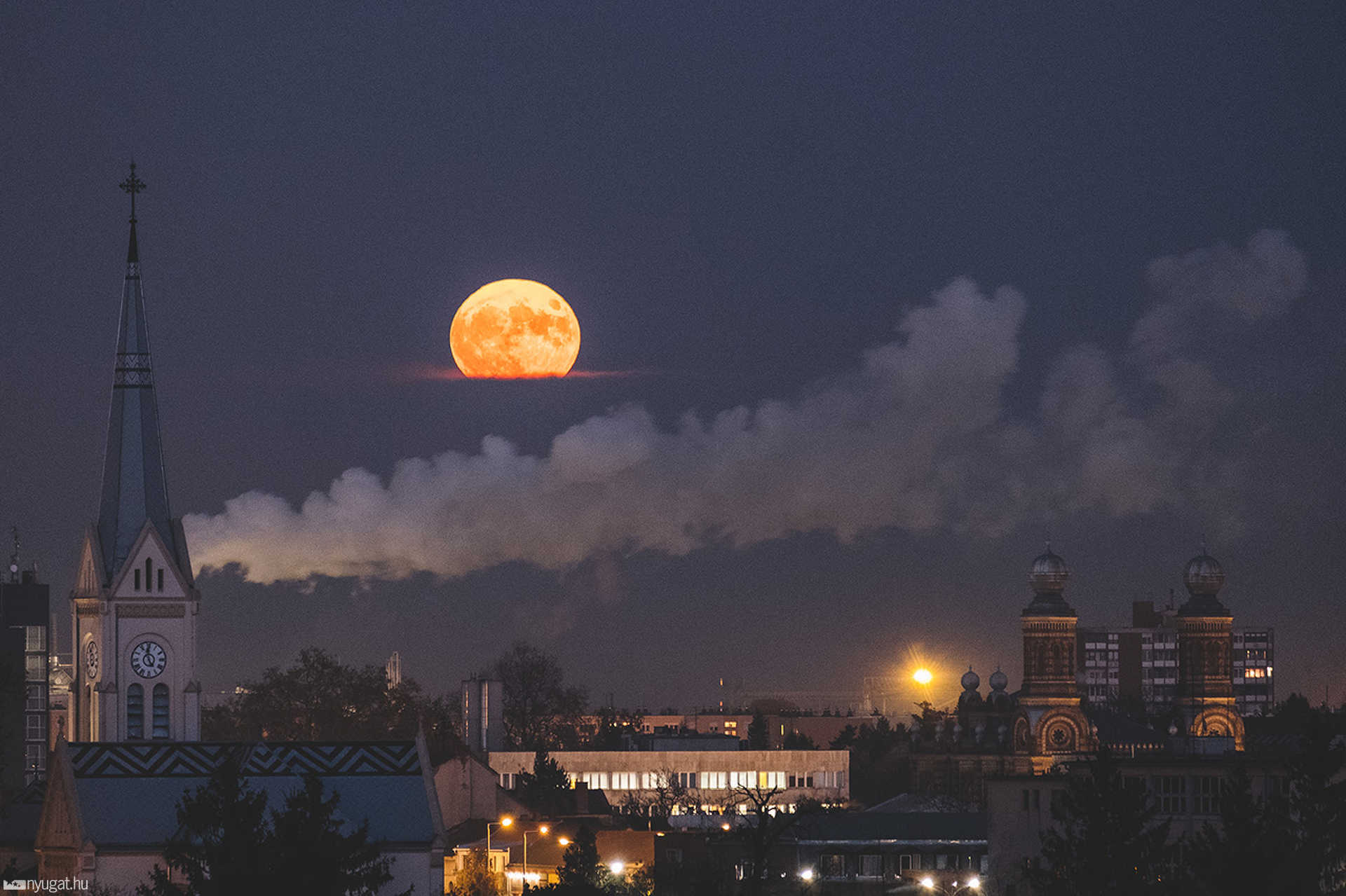 Szuperhold Szombathely felett 2016 november 14-én