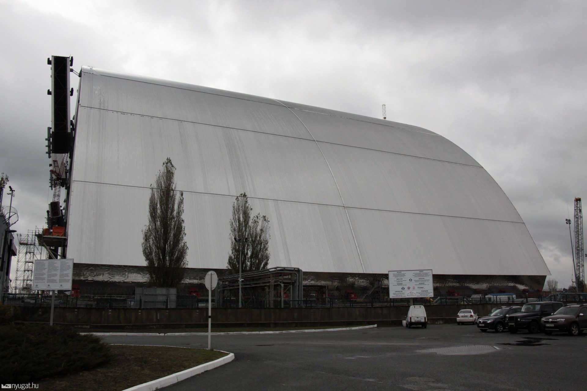 A csernobili atomerőmű és környéke