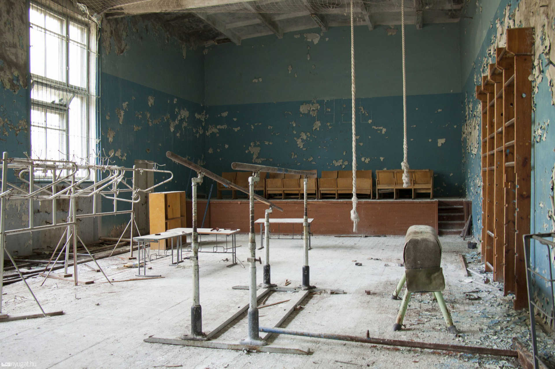 A csernobili atomerőmű és környéke