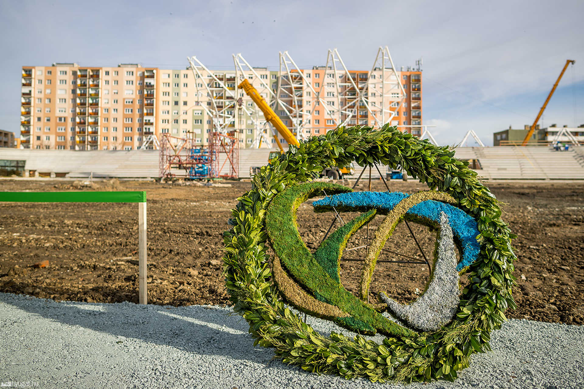 Haladás stadion bokréta ünnep