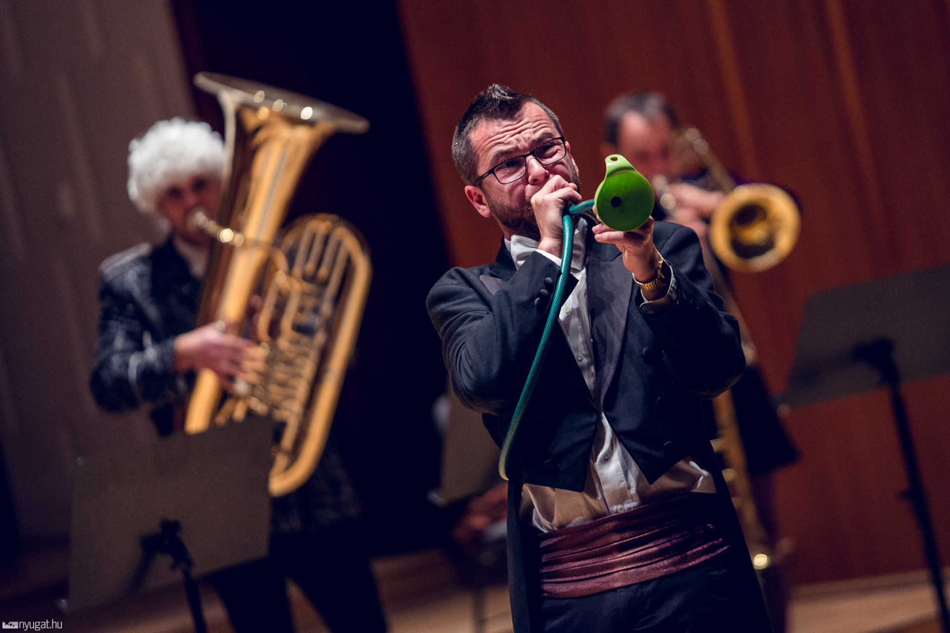 A Savaria Rézfúvós Együttes gyerekeknek szóló műsora a Bartók Teremben