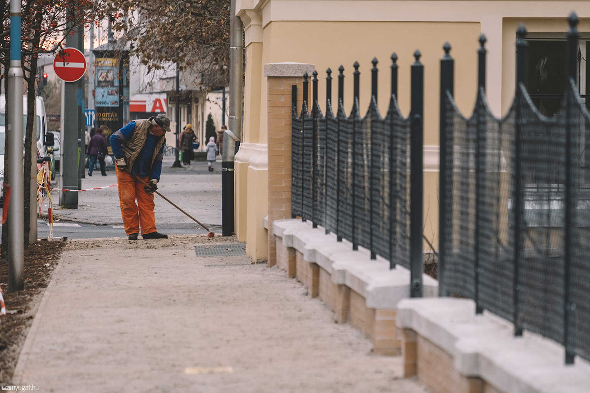 Savaria Múzeum felújítása, még átadás előtt, december közepén