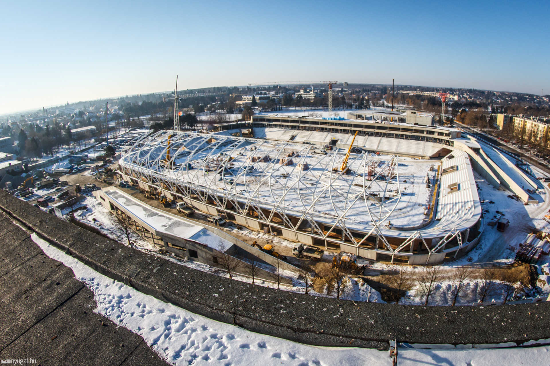 Haladás stadion 2017 január