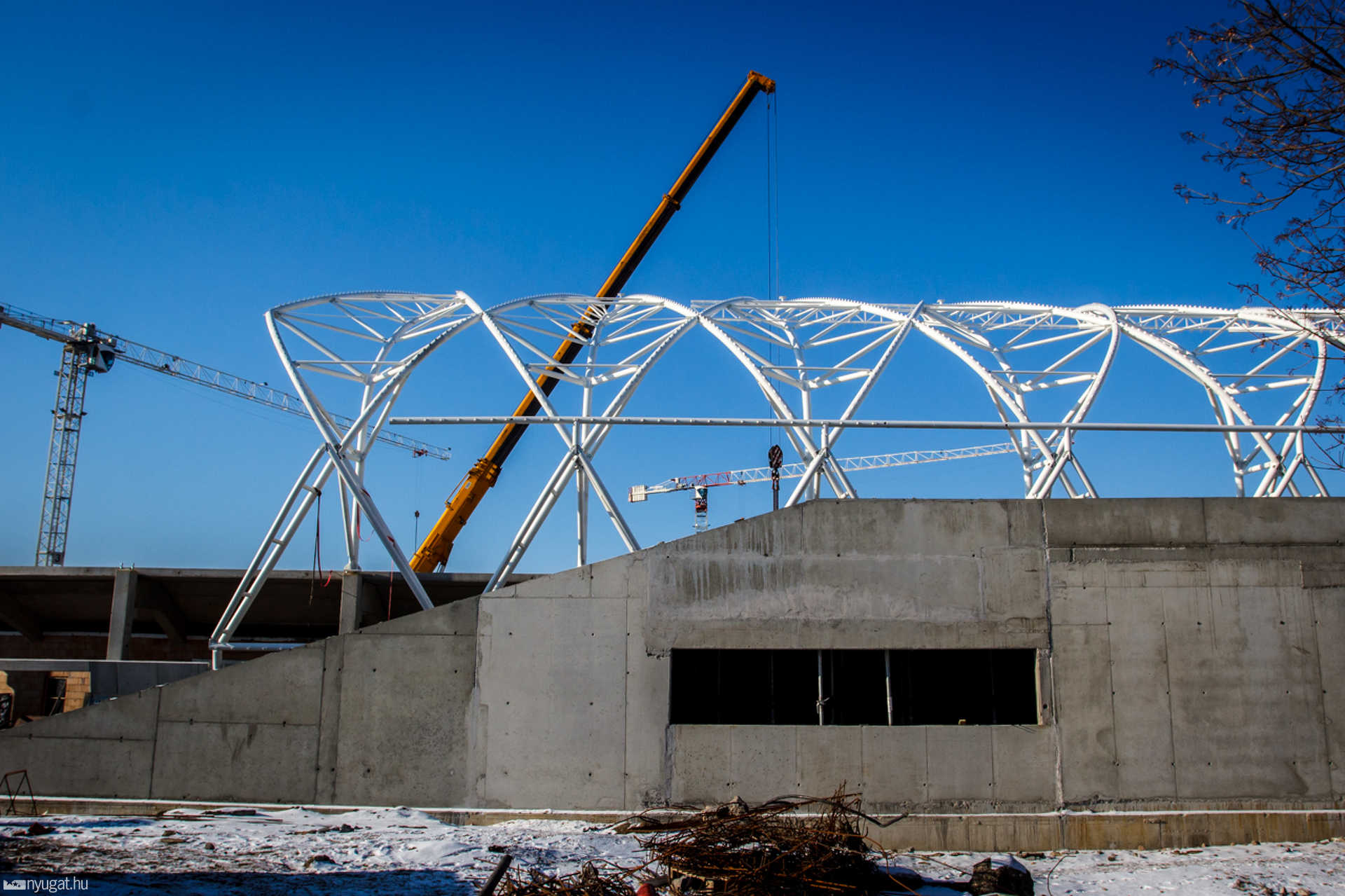 Haladás stadion 2017 január