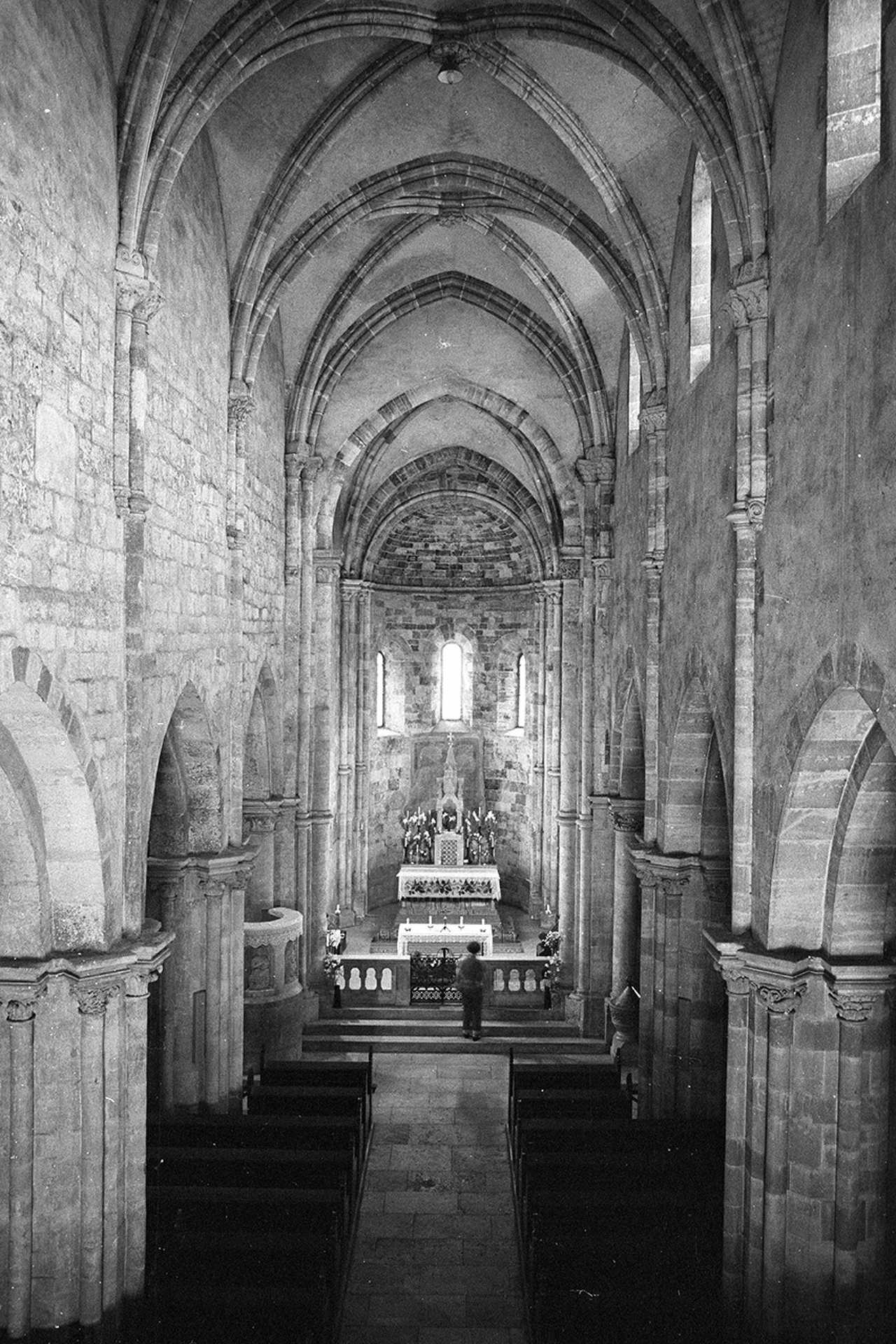 Apátsági templom, 1976.
