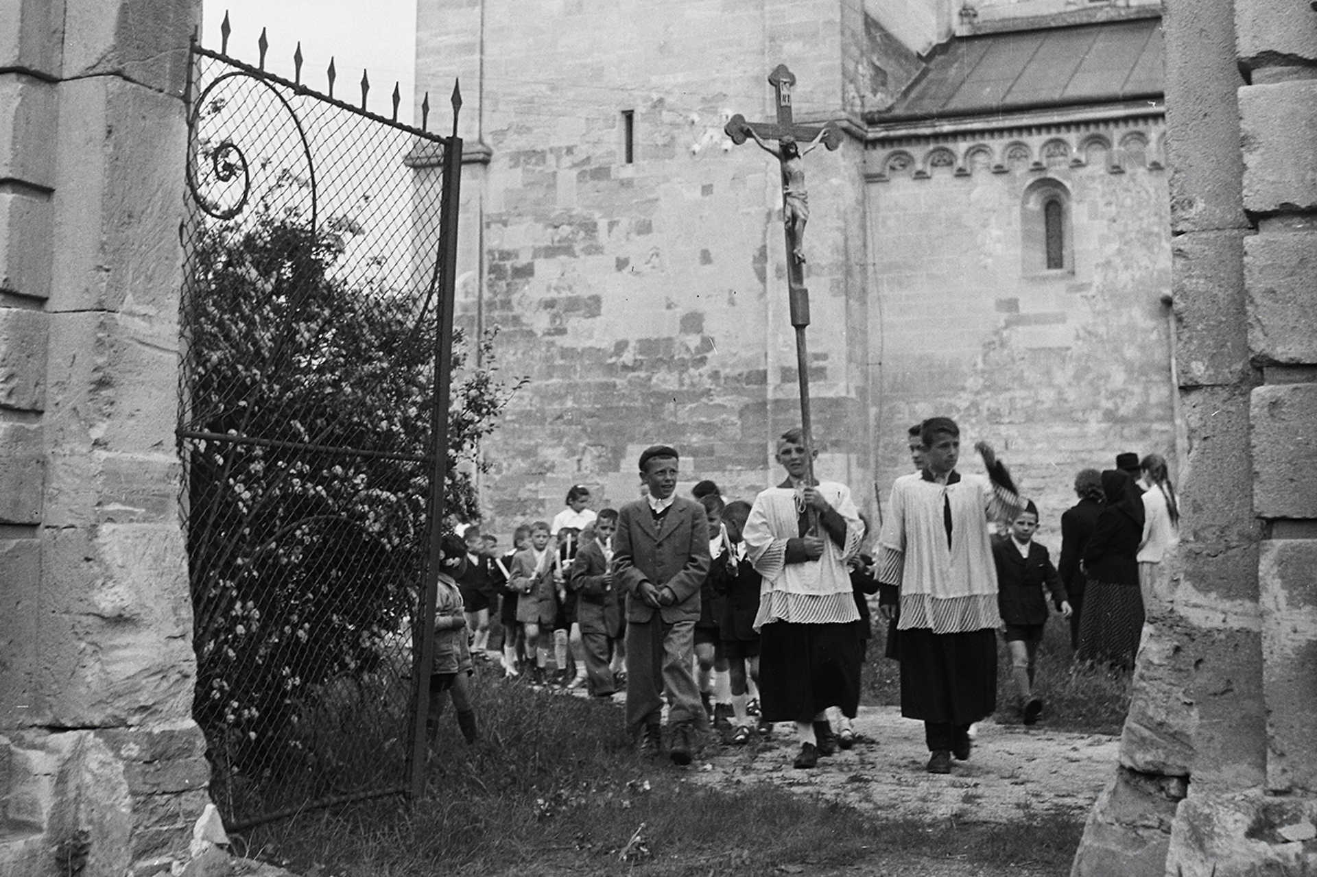 Apátsági templom, 1958.