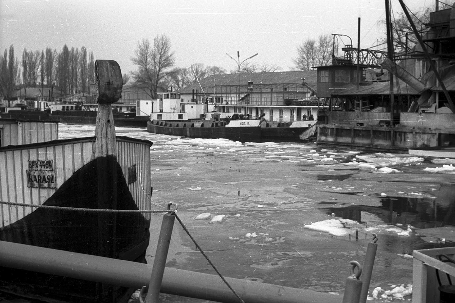 Siófoki kikötő, 1966.