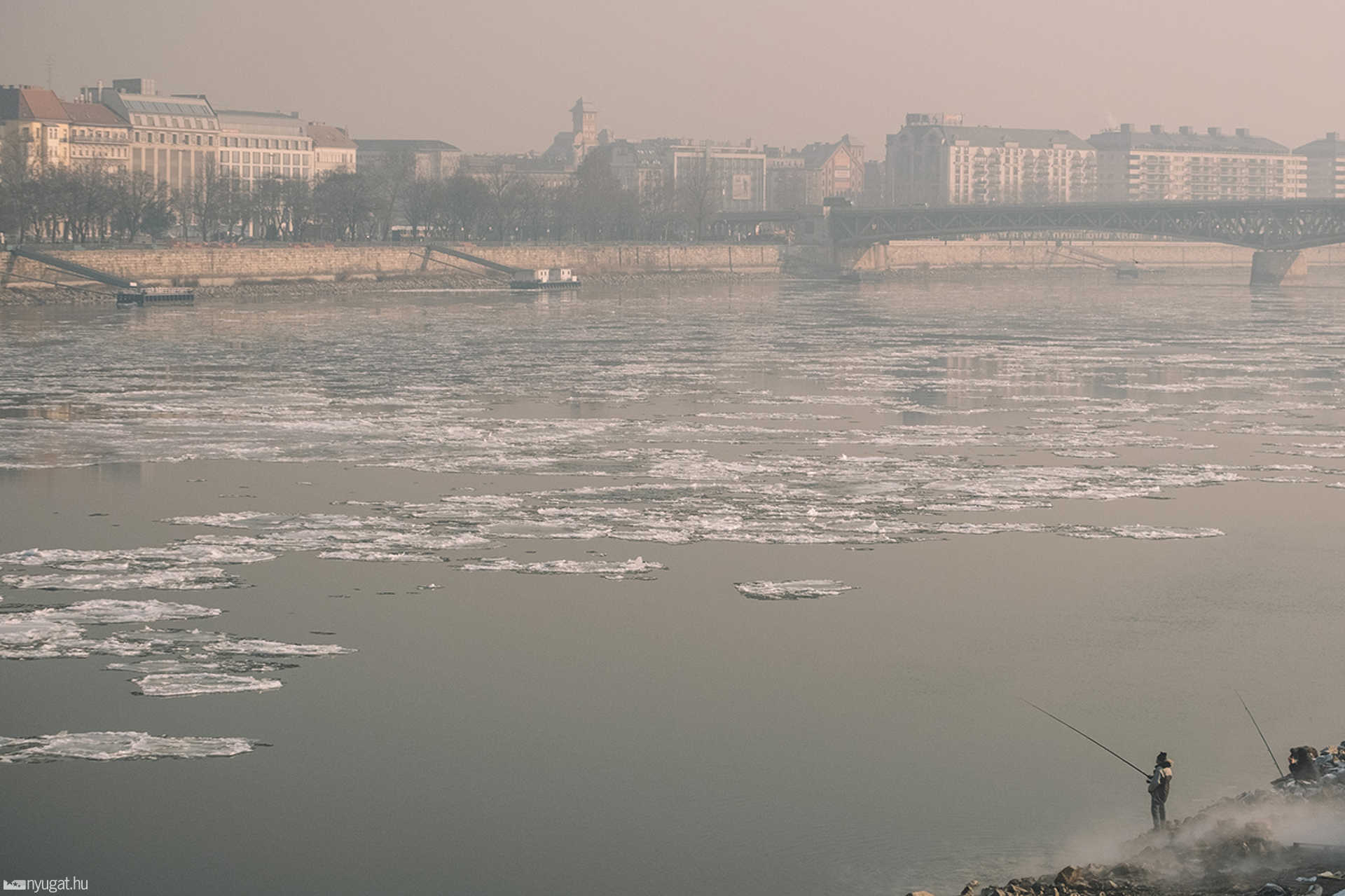 Jégzajlás a Dunán, Budapesten
