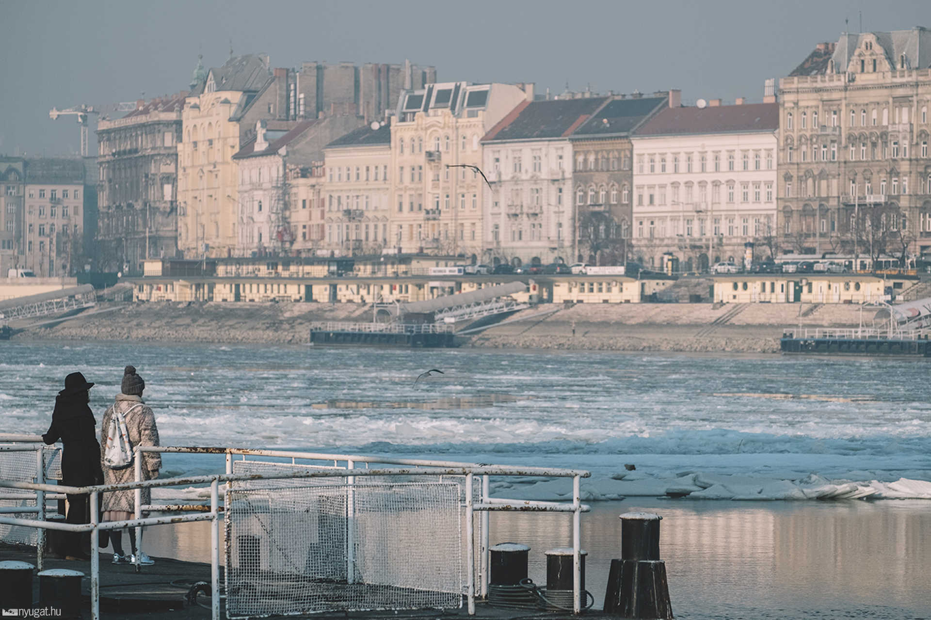 Jégzajlás a Dunán, Budapesten