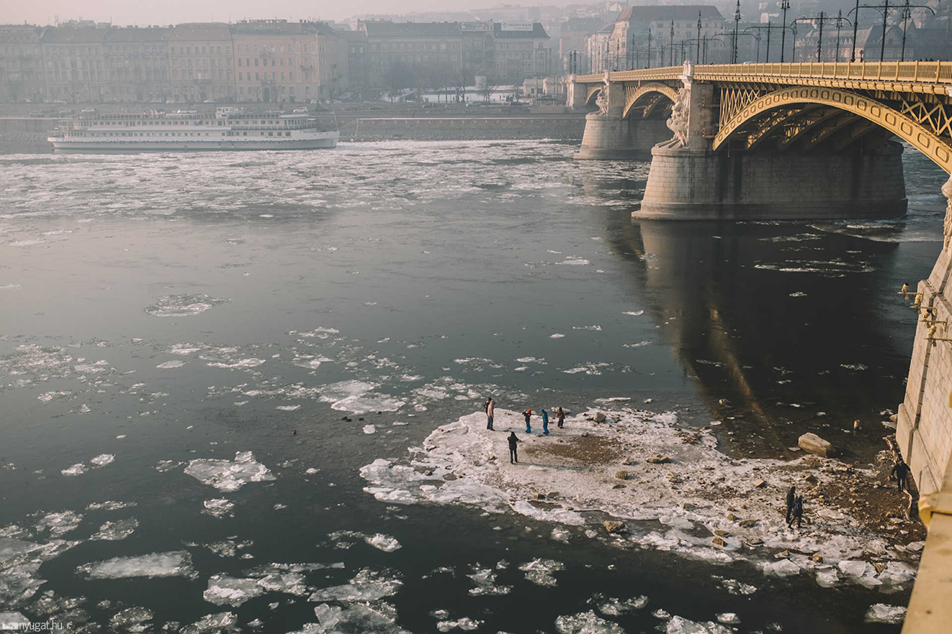 Jégzajlás a Dunán, Budapesten