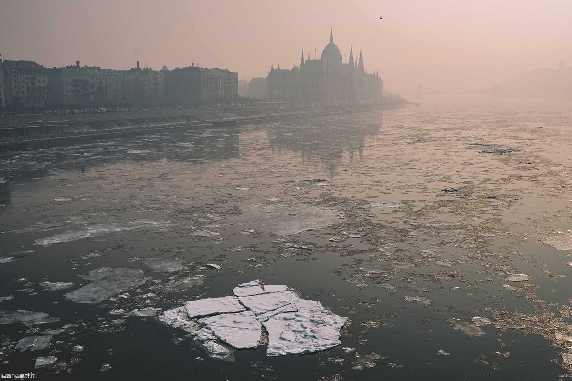 Jégzajlás a Dunán, Budapesten