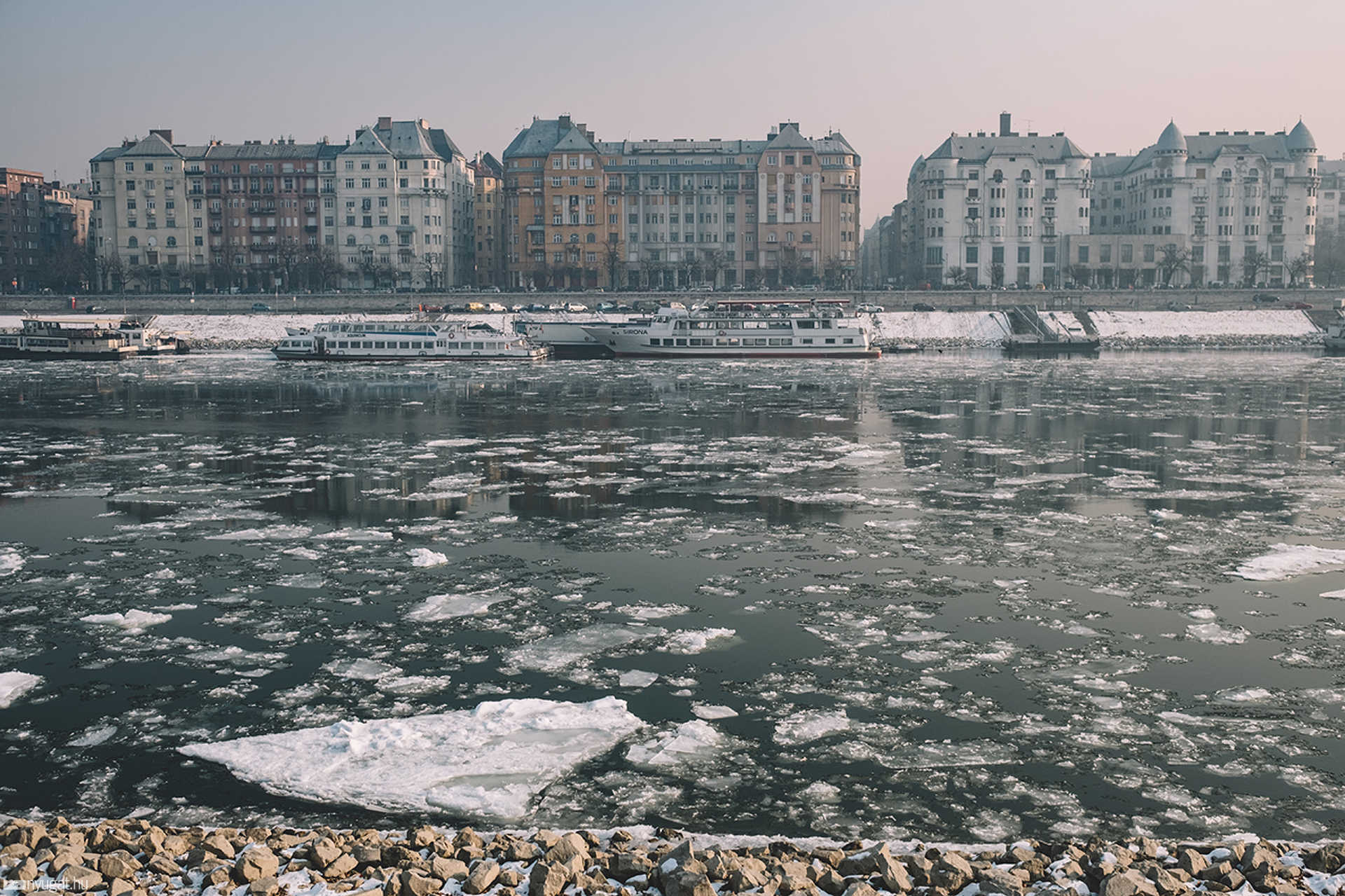 Jégzajlás a Dunán, Budapesten