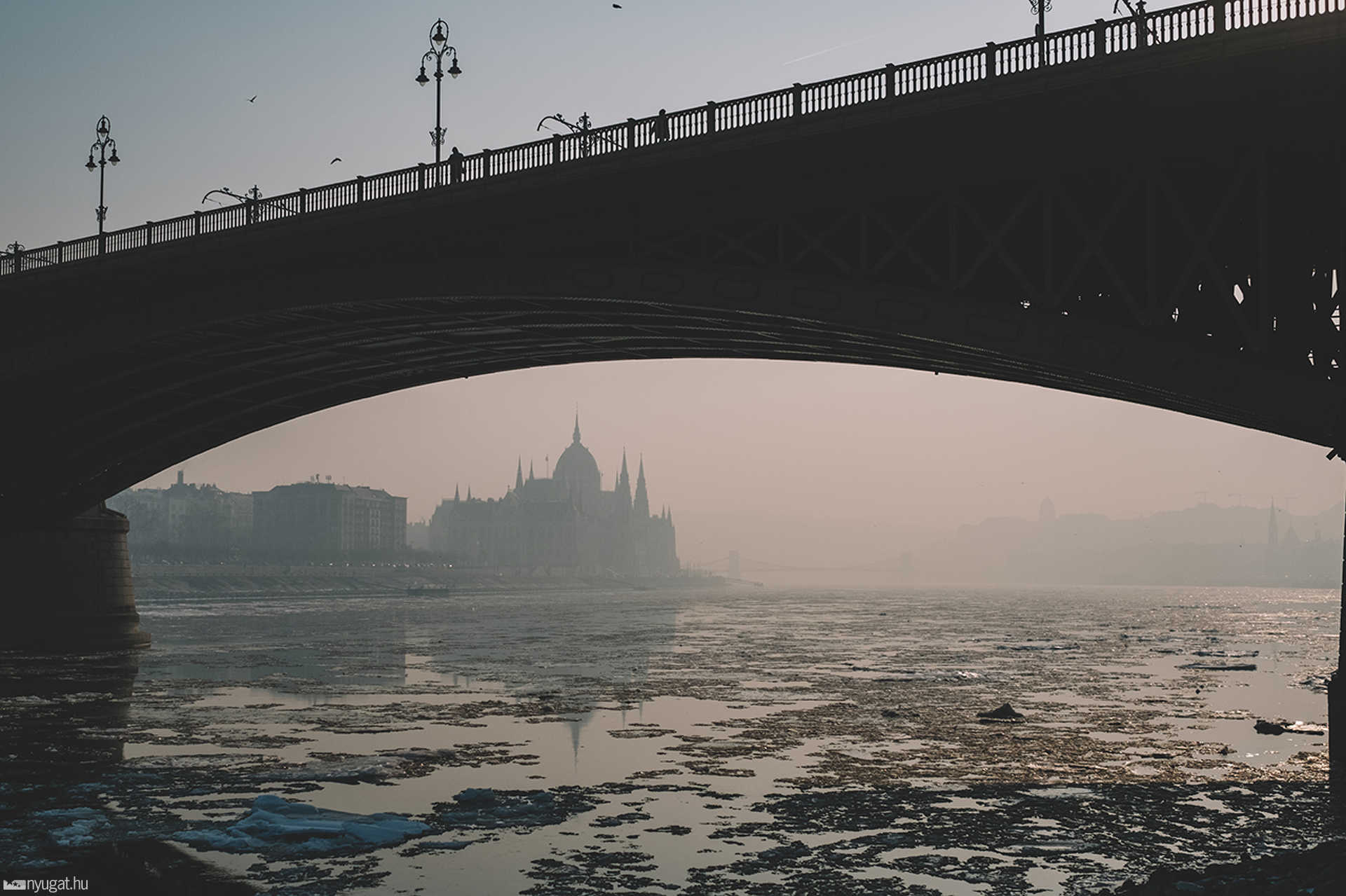 Jégzajlás a Dunán, Budapesten
