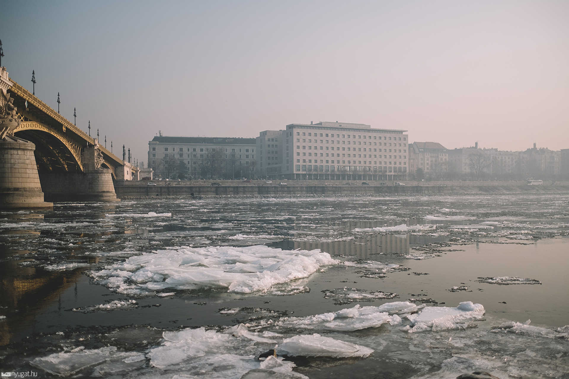Jégzajlás a Dunán, Budapesten