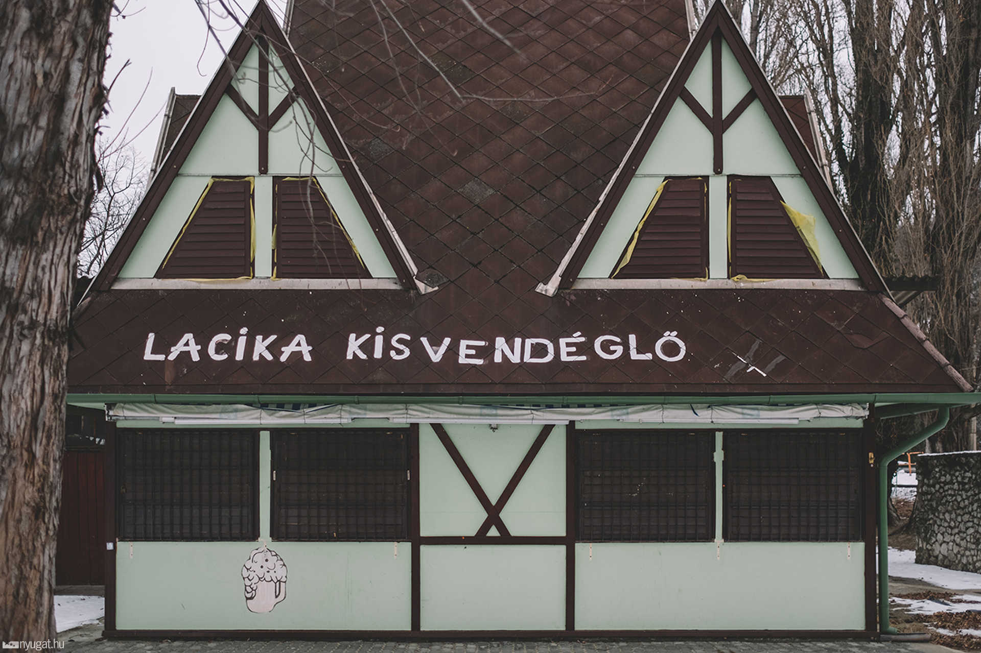 Tél a Balatonon