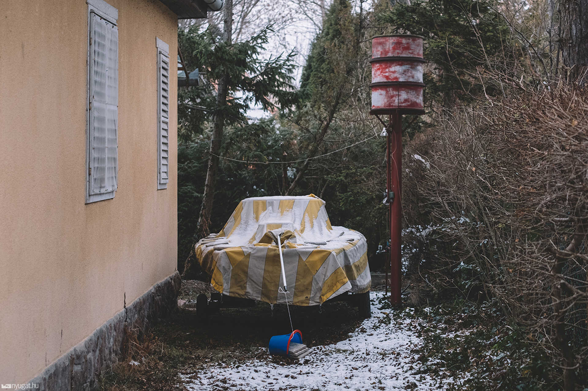 Tél a Balatonon
