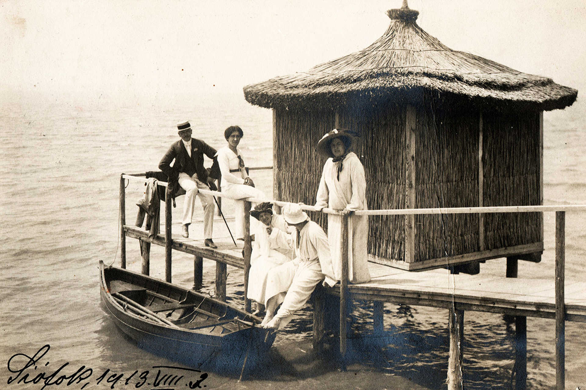 Stég Siófokon, 1913.