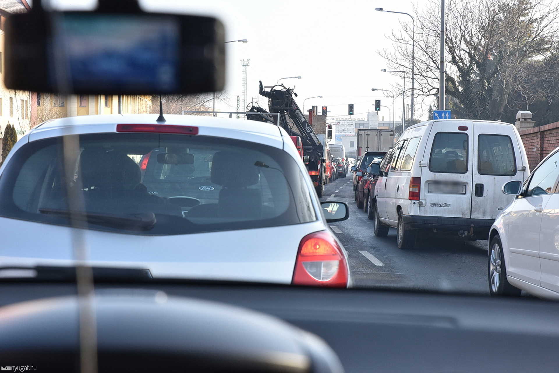 Csőtörés a Zanati úton