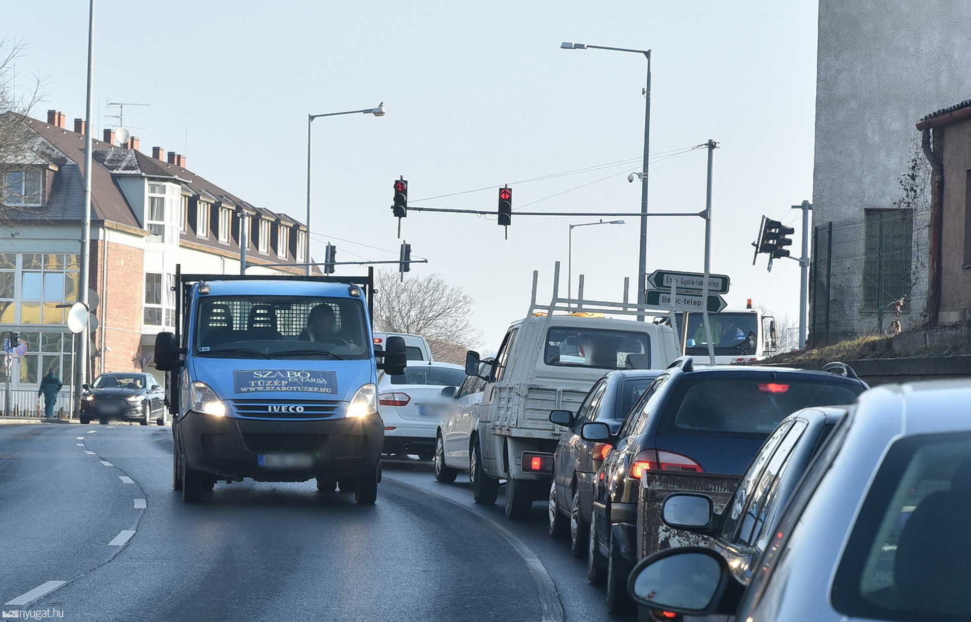 Csőtörés a Zanati úton