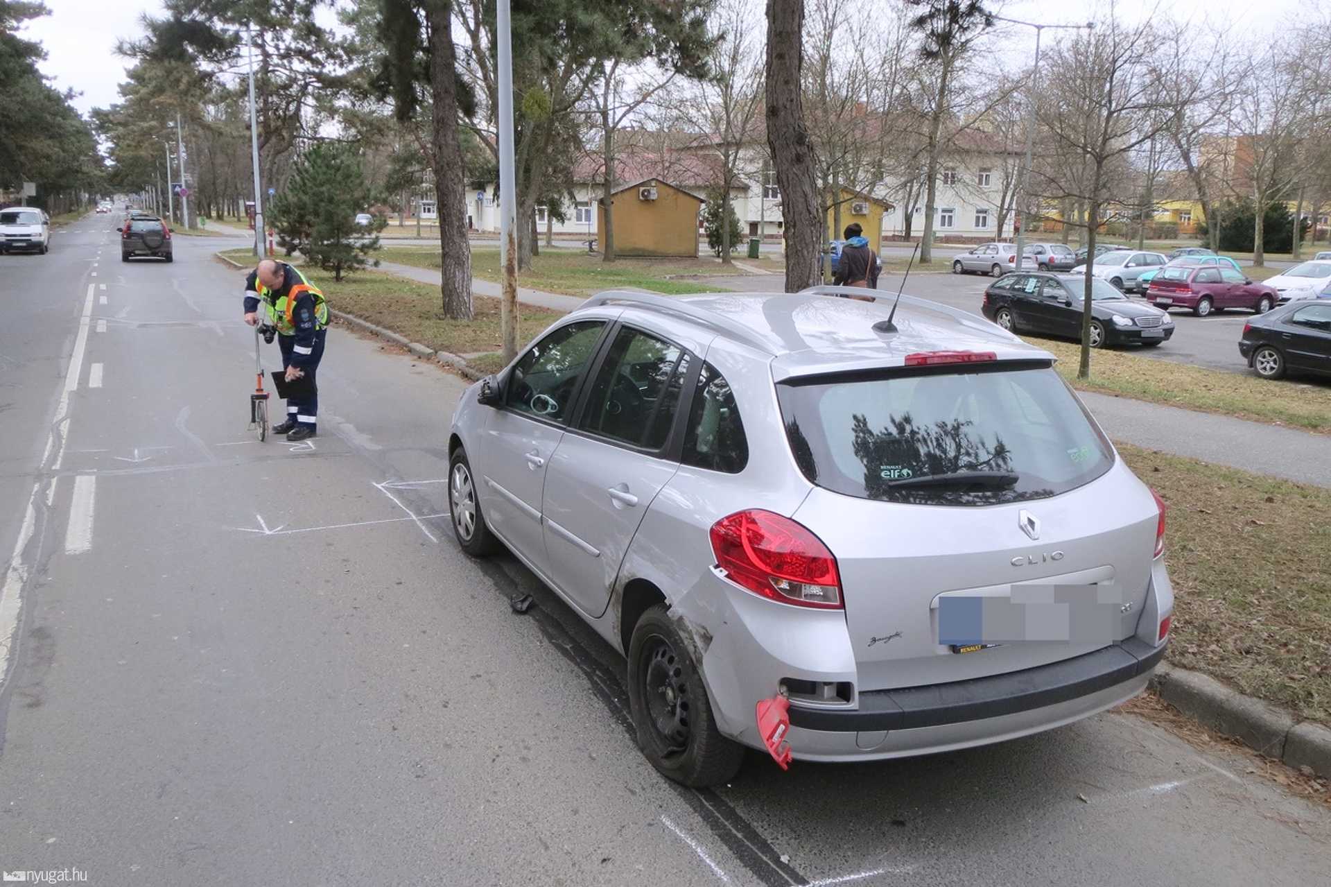 Ittasan okozott balesetet, elhajtott a szombathelyi helyszínről