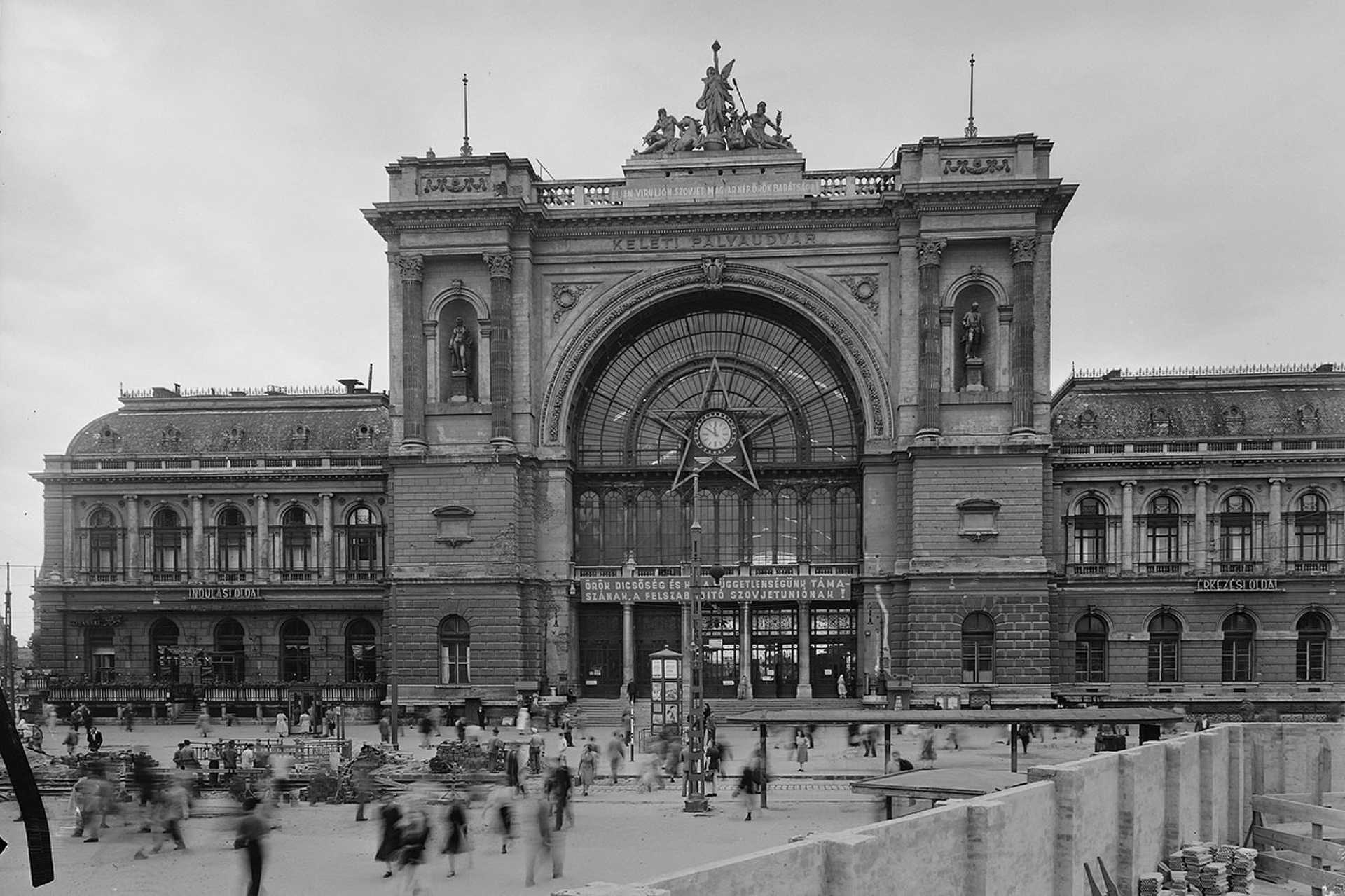 Baross tér, Keleti pályaudvar, 1952.