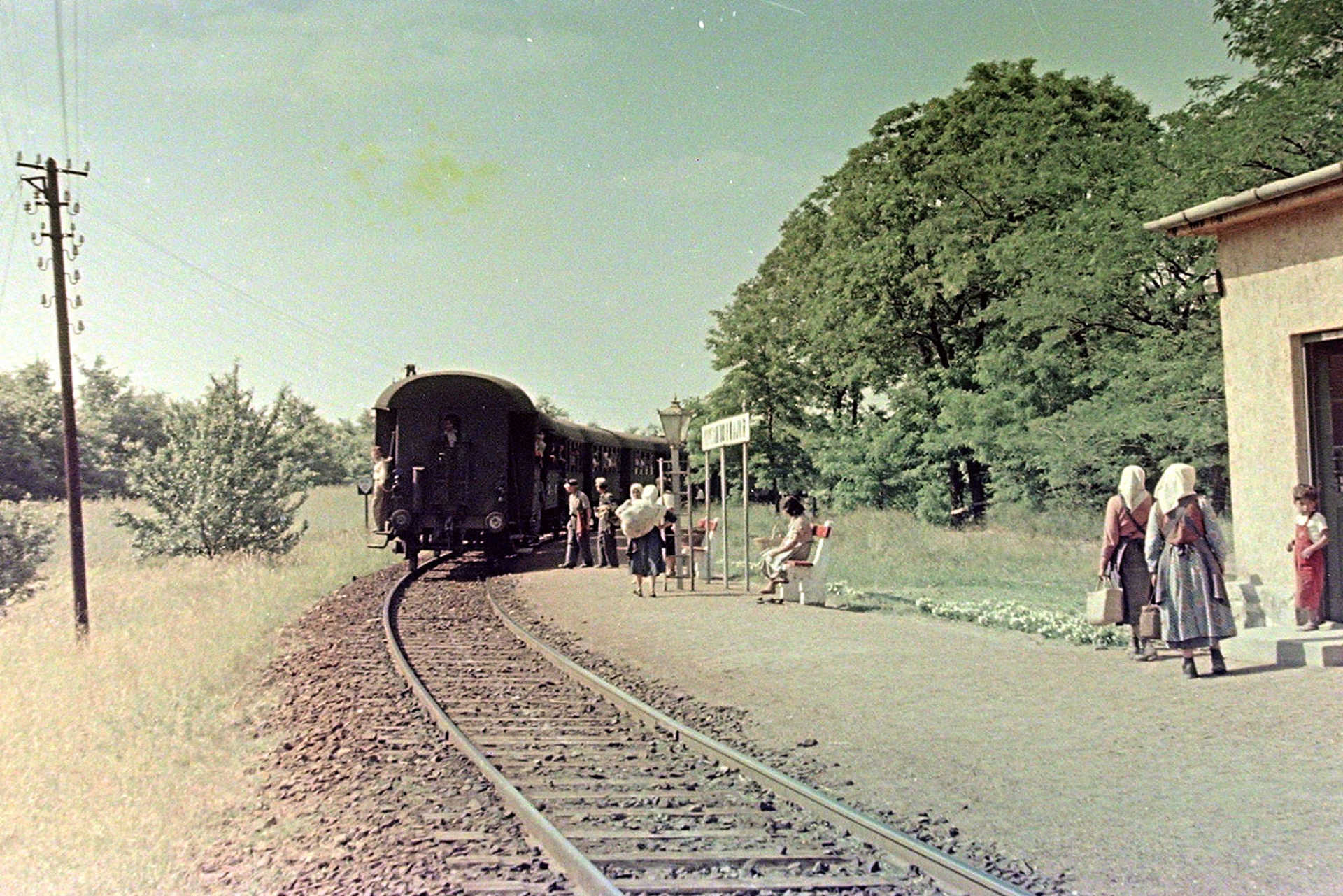 Vinnyei vasútállomás, 1959.