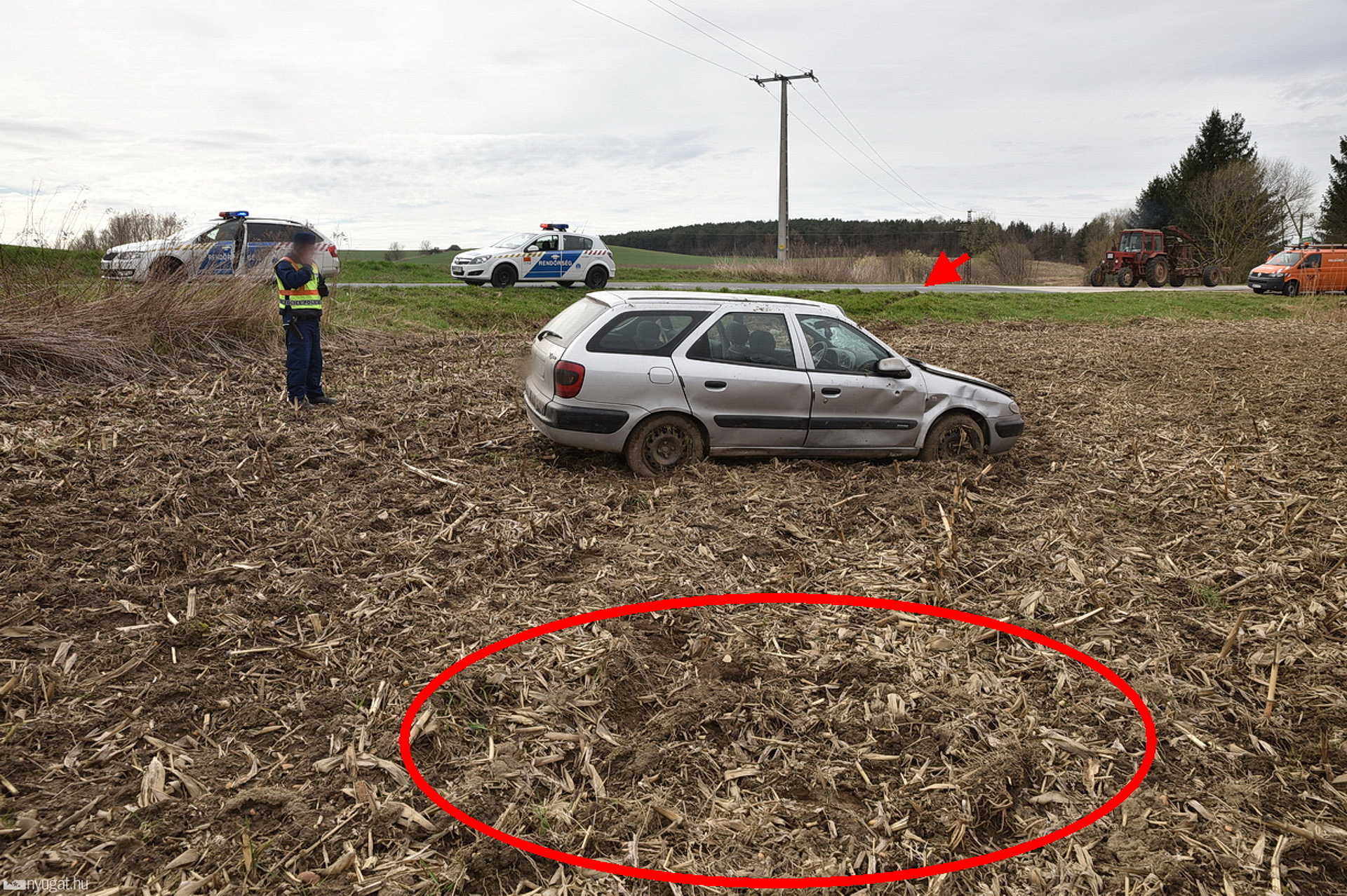 Baleset Pácsony közelében