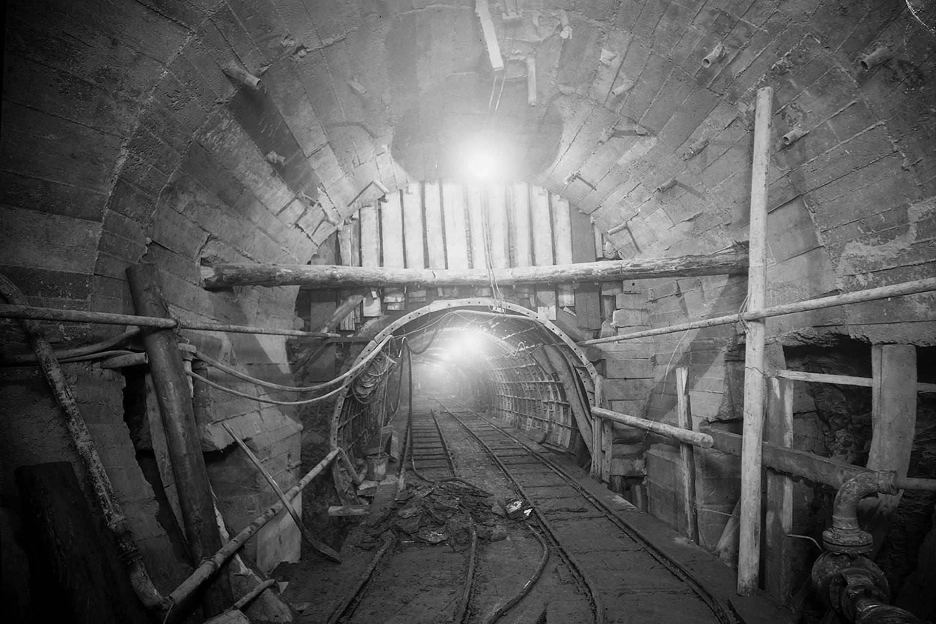 Metró alagút építése, 1953.