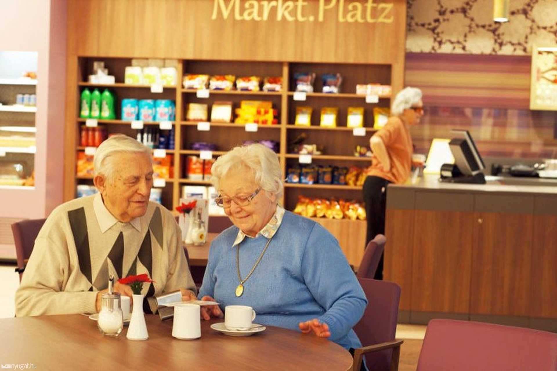 Haus Döbling: természetesen kávézó is tartozik az épülethez