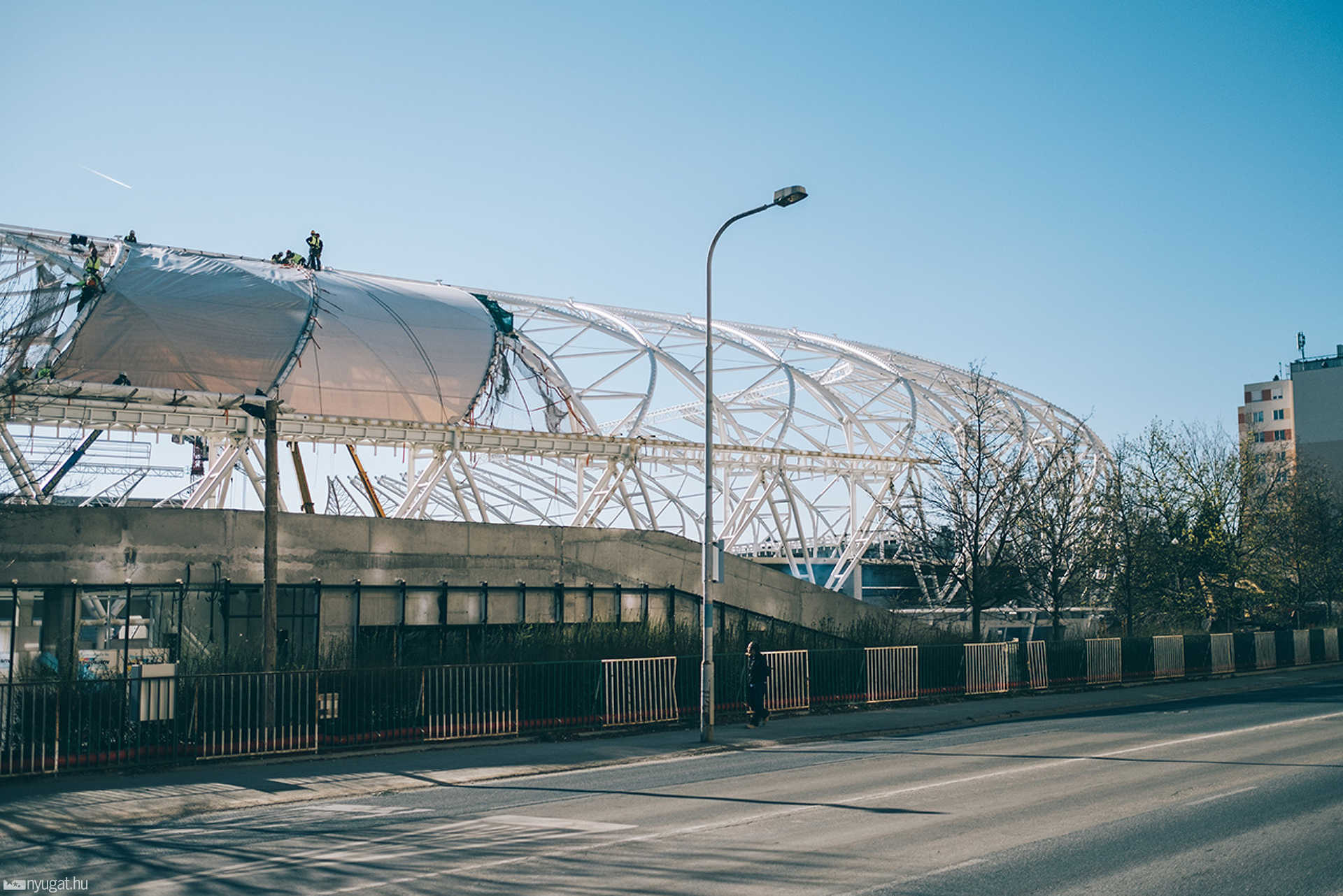 Haladás Stadion építése