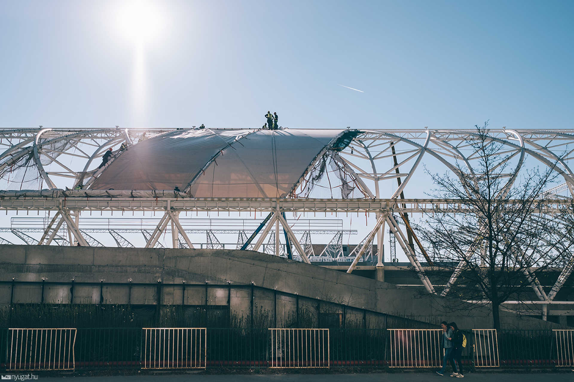 Haladás Stadion építése