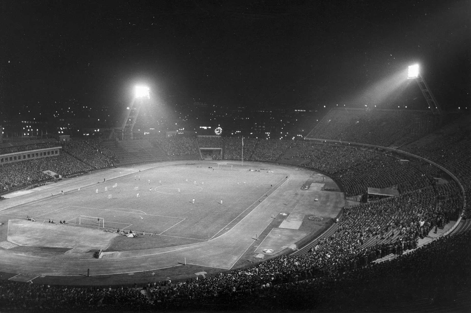 Esti fények a Népstadionban, 1960.