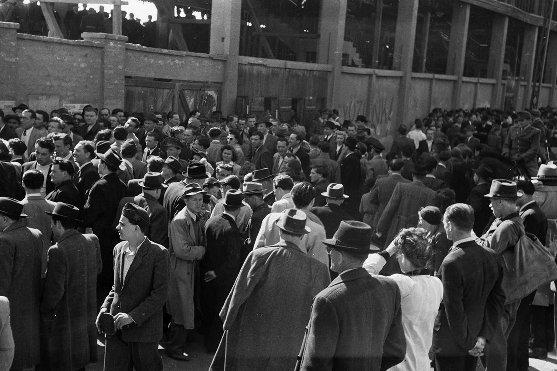 Üllői út 129. FTC pálya, 1949.