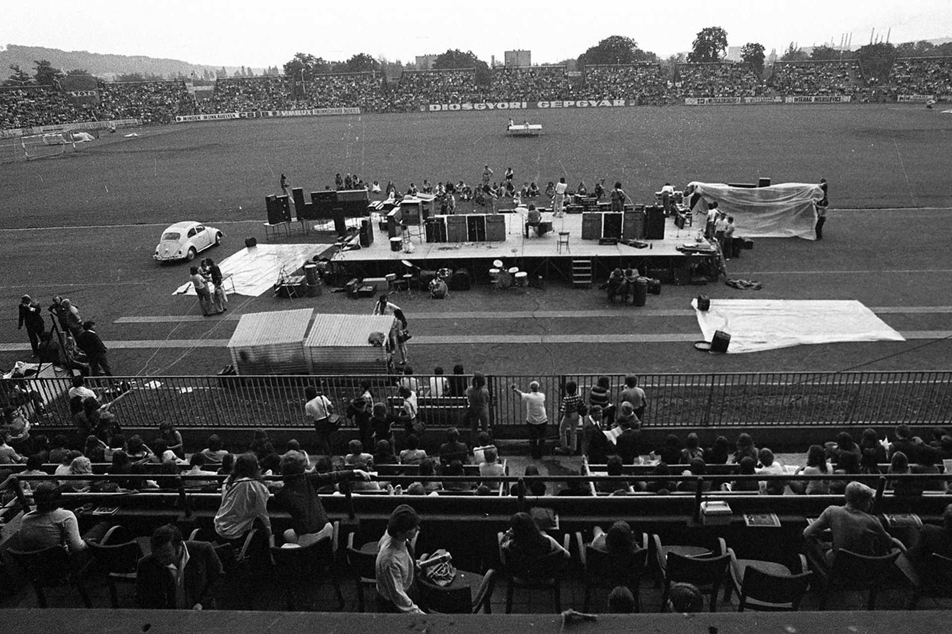DVTK-stadion, Rockfesztivál, 1973.