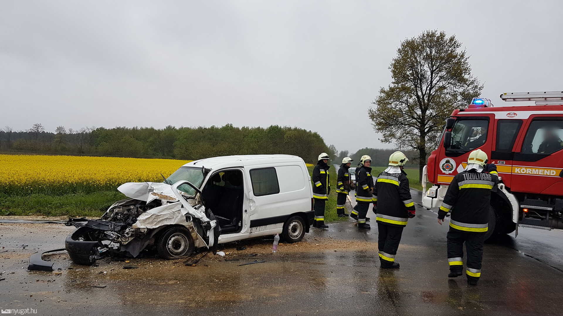 Kavicsszállító ütközött Citroennel Püspökmolnárinál