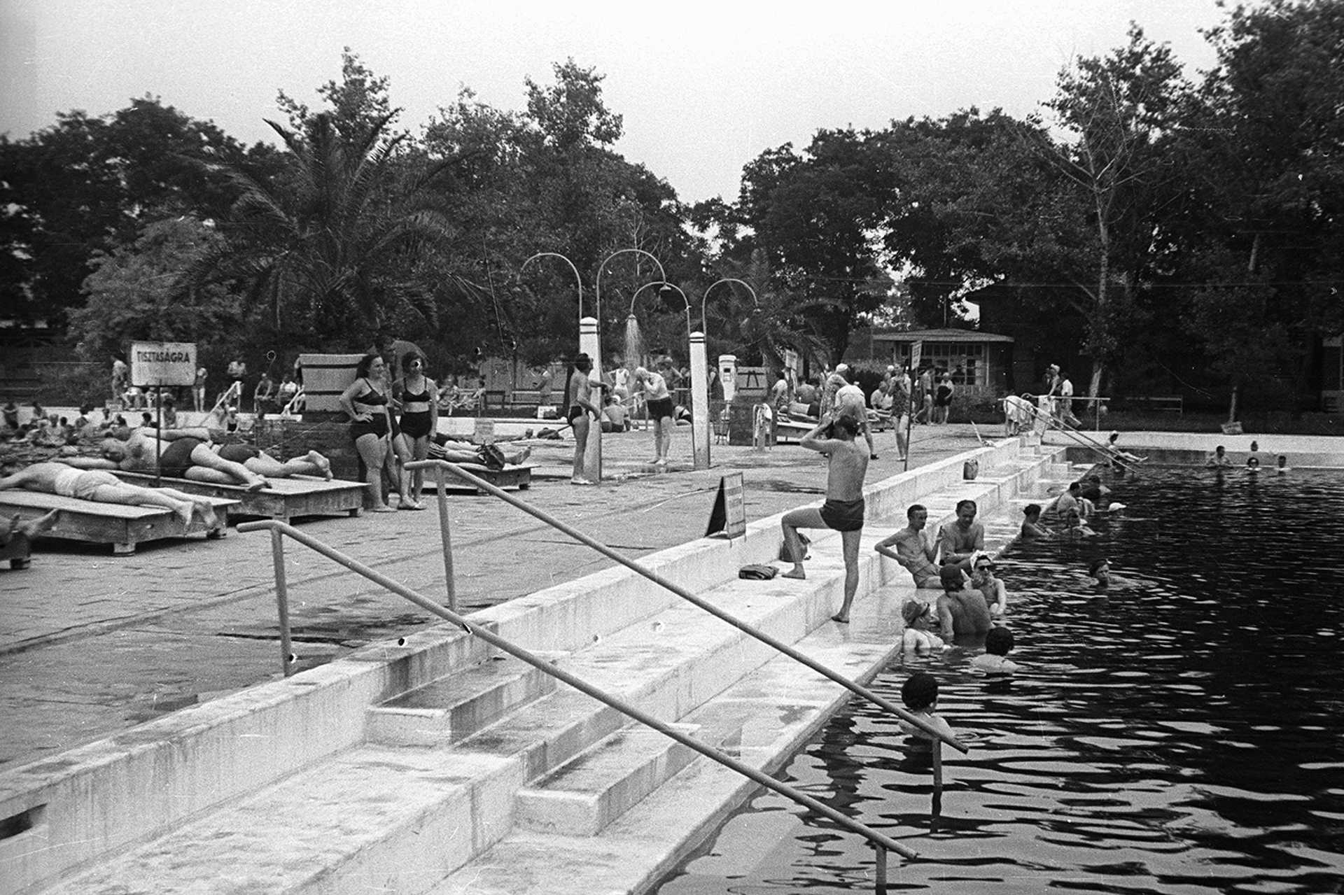 Hajdúszoboszló, gyógyfürdő, 1953.