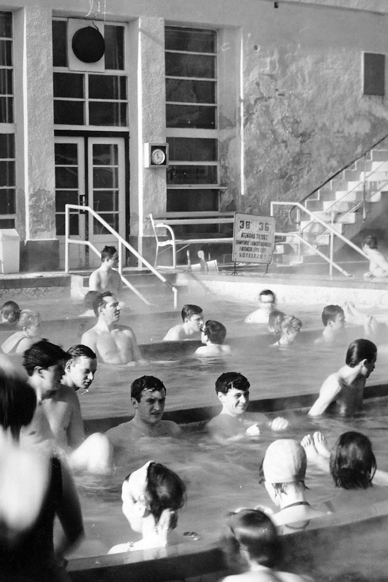 Hajdúszoboszló, gyógymedence, 1969.