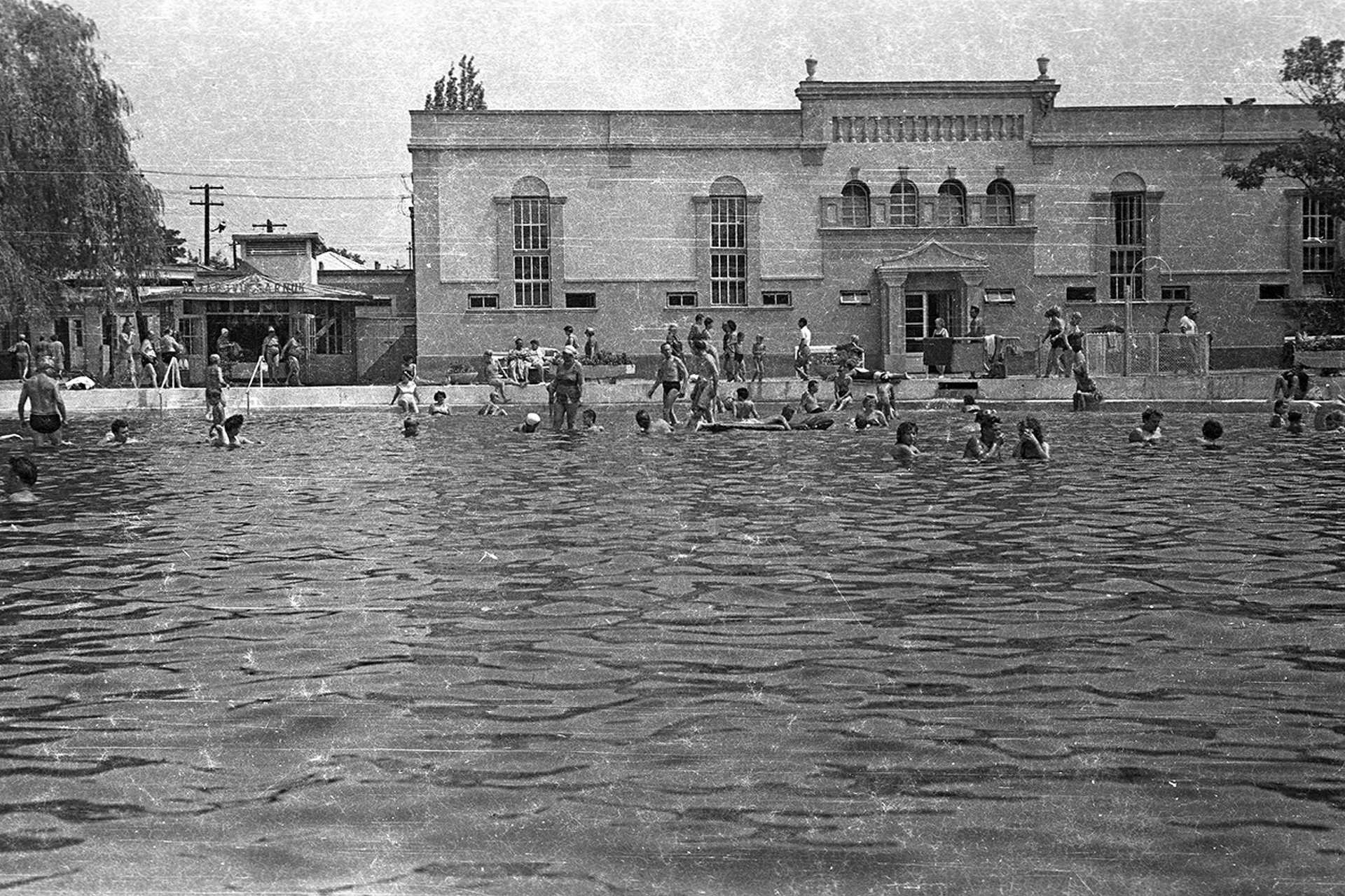Hajdúszoboszló, gyógyfürdő, 1958.