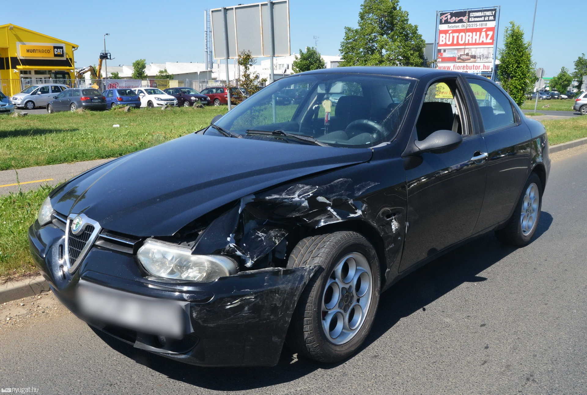 Három autó ütközött a Zanati úton