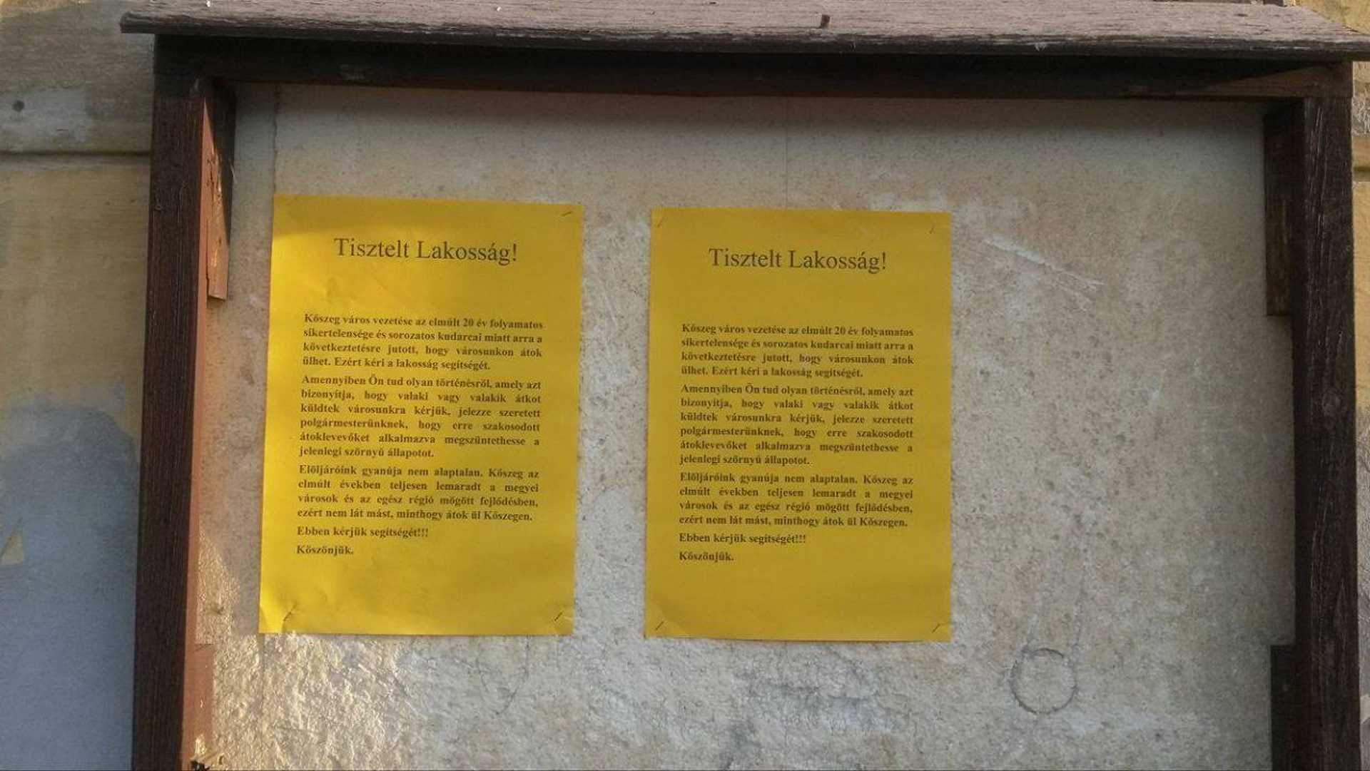 Kőszeget elátkozták