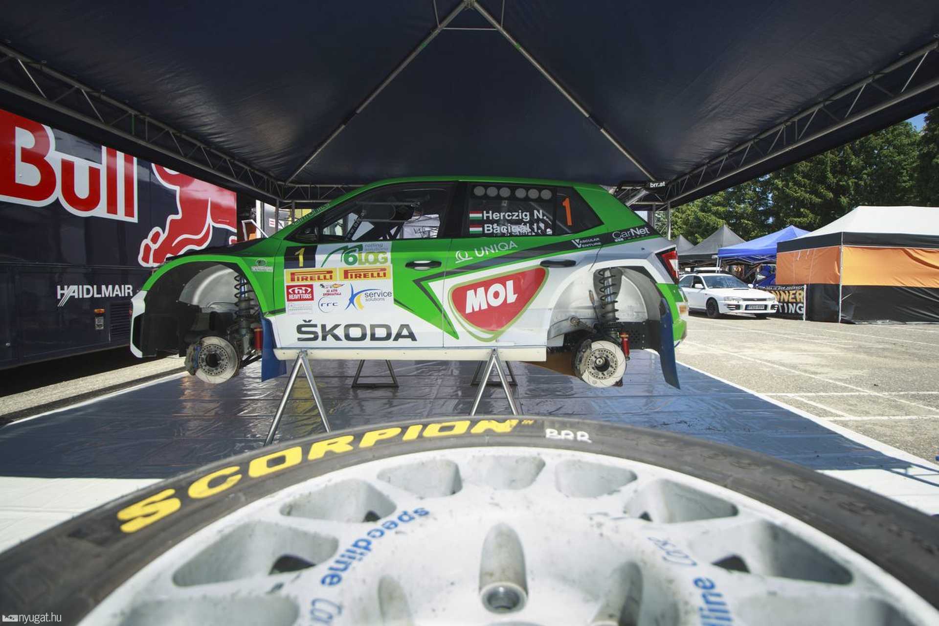 Iseum Rallye szervizpark
