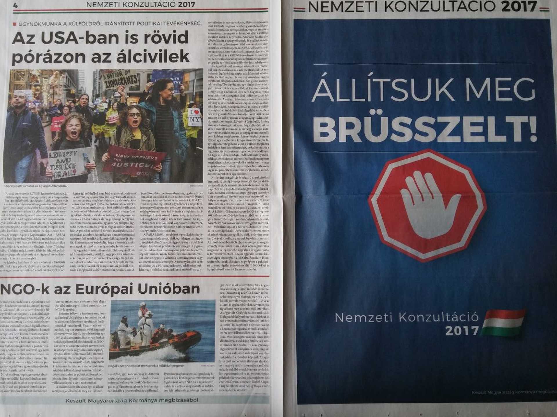 Agymosás a megyei lapokban