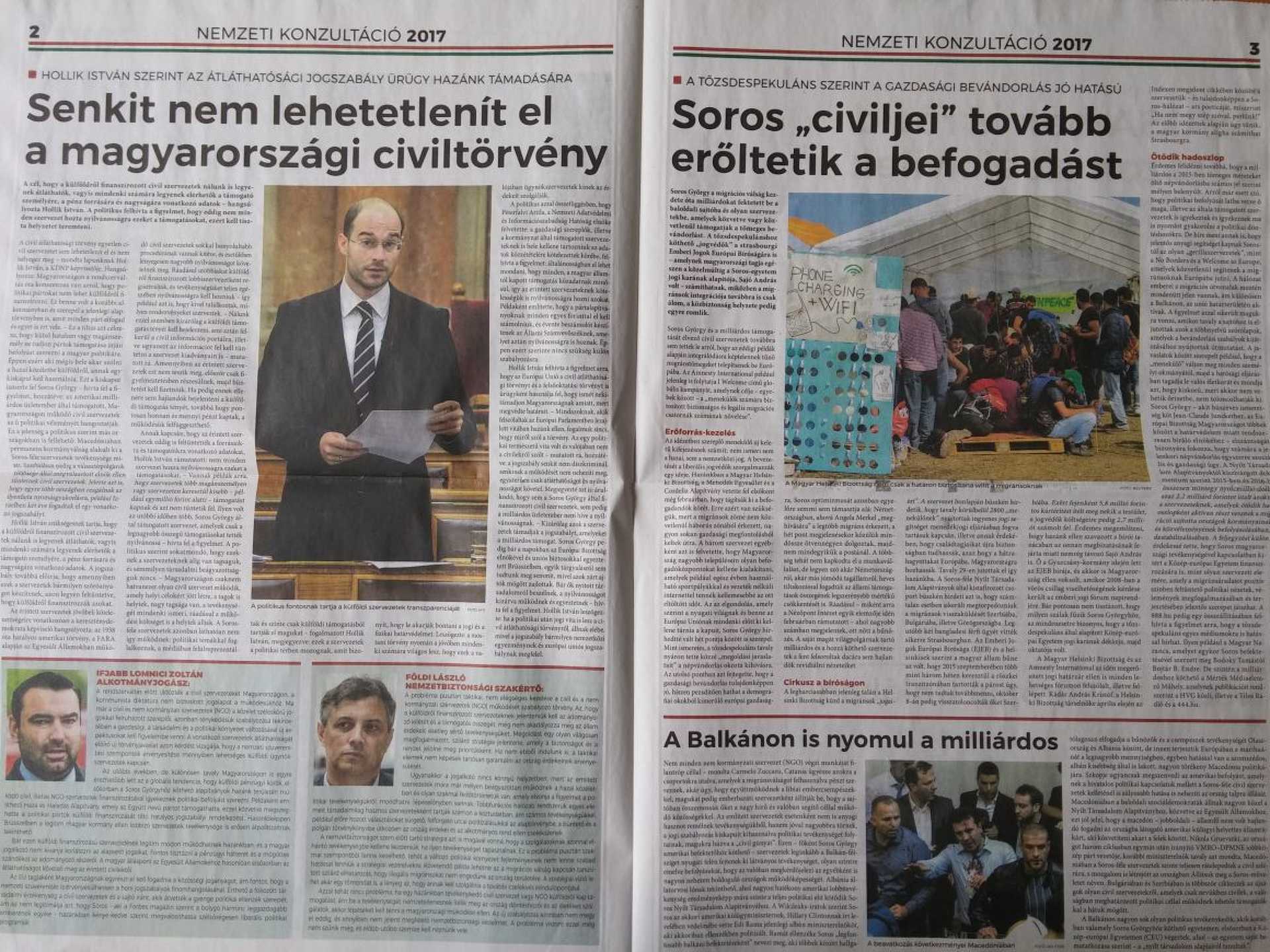 Agymosás a megyei lapokban