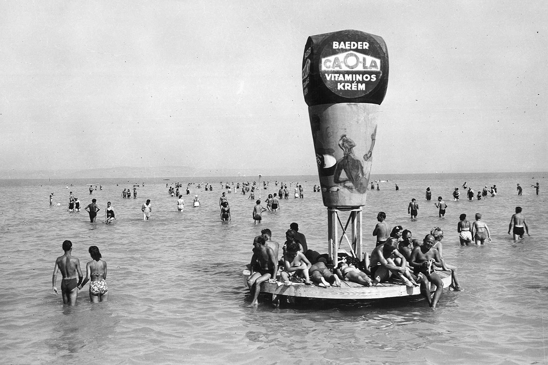 Siófoki strand, 1943.