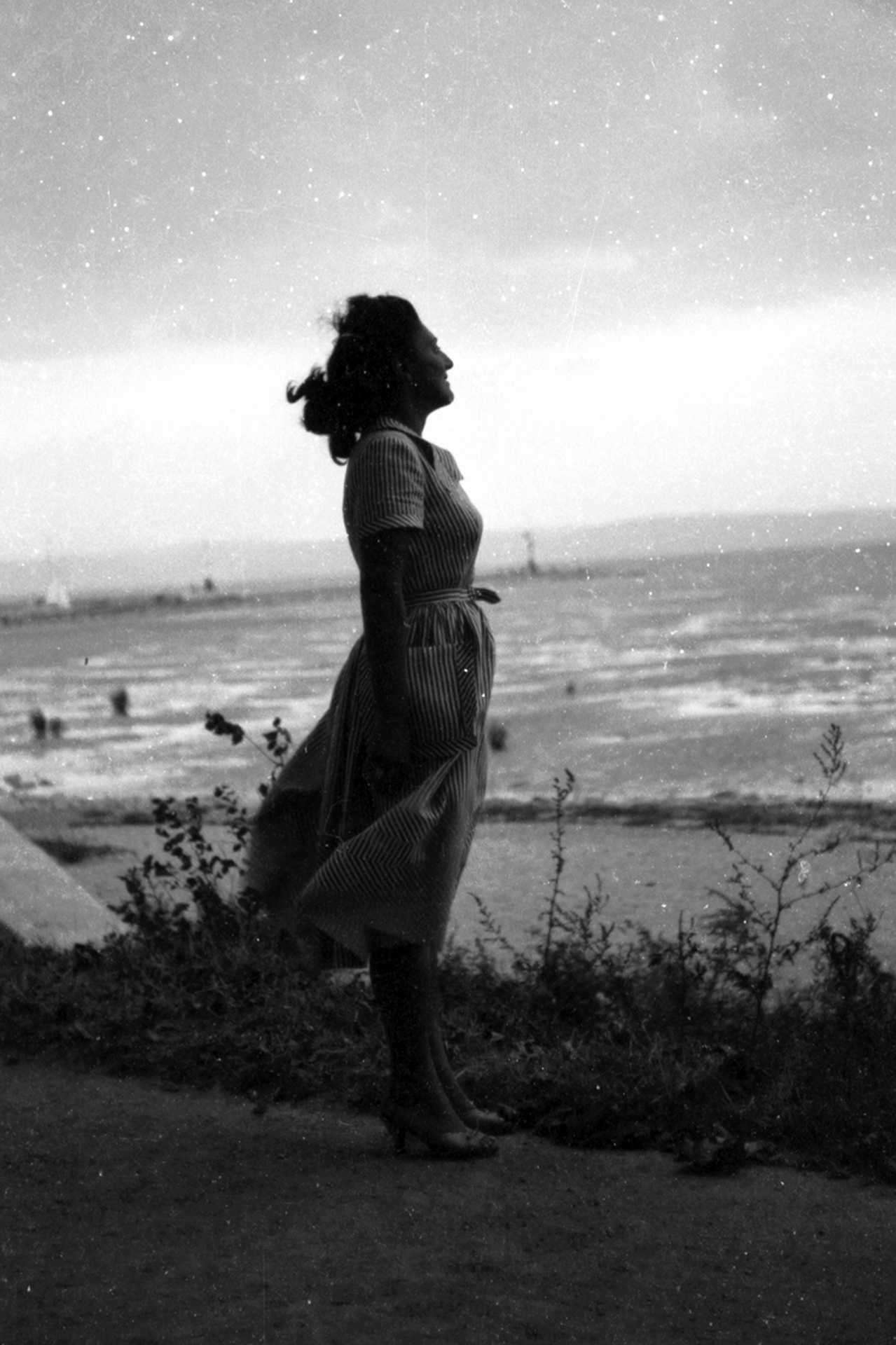 Balaton part, Siófok, 1957.
