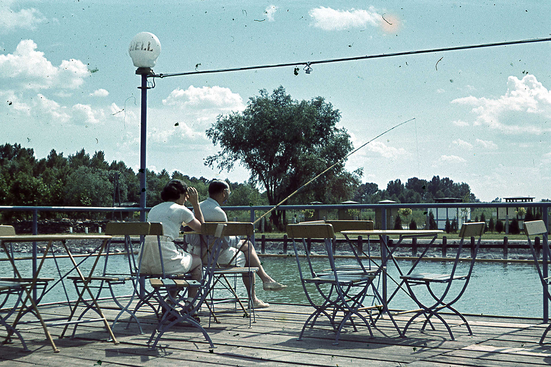 MAC klubház terasza, 1943.